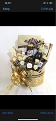Giỏ quà tết vàng