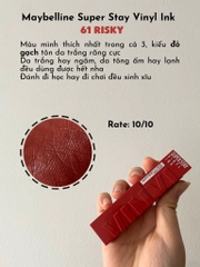 Son Maybeline Vinyl Ink #61 Risky