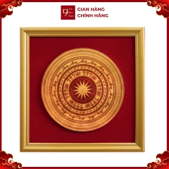 Tranh Đồng Mặt Trống Đồng - Đồ Đồng Cao Cấp - Cửu Diệu Thiên - THN362