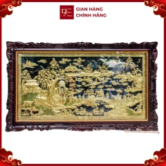 Tranh Vinh Quy Bái Tổ - Đồ Đồng Cao Cấp - Cửu Diệu Thiên - THN001