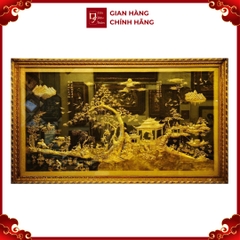 Tranh Đồng Quê - Đồ Đồng Cao Cấp - Cửu Diệu Thiên - THN396