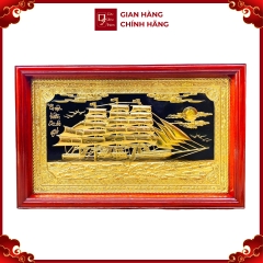Tranh Thuận Buồm Xuôi Gió - Đồ Đồng Cao Cấp - Cửu Diệu Thiên - THN420