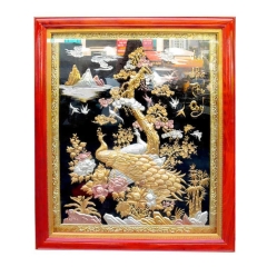 Tranh Vinh Hoa Phú Quý - Đồ Đồng Cao Cấp - Cửu Diệu Thiên - THN024