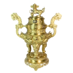 Đỉnh Đồng Phúc Lộc Thọ - Đồ Đồng Cao Cấp - Cửu Diệu Thiên - ZC008