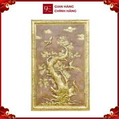Tranh Công Mai - Đồ Đồng Cao Cấp - Cửu Diệu Thiên - THN391