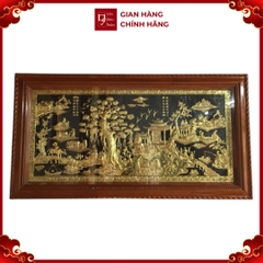 Tranh Đồng Quê - Đồ Đồng Cao Cấp - Cửu Diệu Thiên - THN401