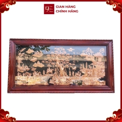 Tranh Vinh Quy Bái Tổ - Đồ Đồng Cao Cấp - Cửu Diệu Thiên - THN006