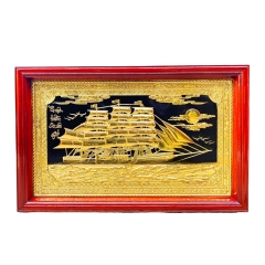 Tranh Thuận Buồm Xuôi Gió - Đồ Đồng Cao Cấp - Cửu Diệu Thiên - THN420