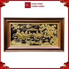 Tranh Đồng Mã Đáo Thành Công ( 55x95cm ) - Cửu Diệu Thiên - MD008