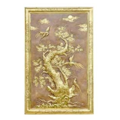 Tranh Công Mai - Đồ Đồng Cao Cấp - Cửu Diệu Thiên - THN391