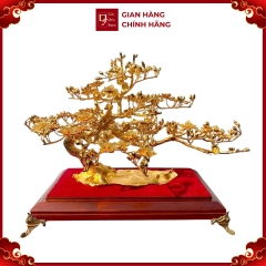 Cây Mai Mạ Vàng 24K ( Cao 40 - Rộng 50 ) - Cửu Diệu Thiên - MV001