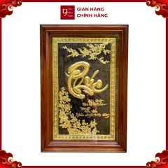 Tranh Đồng Chữ Phúc ( 55x81cm ) - Cửu Diệu Thiên - THN247
