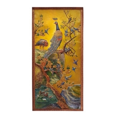 Tranh Công Mai - Đồ Đồng Cao Cấp - Cửu Diệu Thiên - THN392