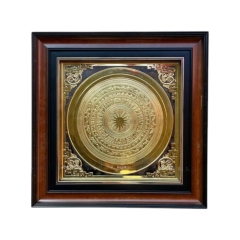Tranh Đồng Mặt Trống Đồng ( 55x55cm ) - Cửu Diệu Thiên - ĐT013