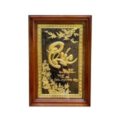 Tranh Đồng Chữ Phúc ( 55x81cm ) - Cửu Diệu Thiên - THN247