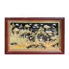 Tranh Vinh Quy Bái Tổ - Đồ Đồng Cao Cấp - Cửu Diệu Thiên - THN008