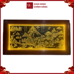 Tranh Đồng Quê - Đồ Đồng Cao Cấp - Cửu Diệu Thiên - THN404