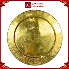 Mâm Đồng  Chữ - Đồng Vàng Cao Cấp - Cửu Diệu Thiên - RT002