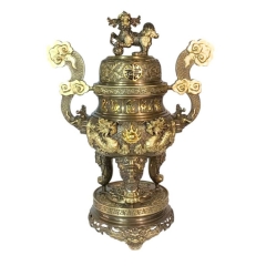 Đỉnh Đồng Phúc Lộc Thọ Khang Ninh - Đồ Đông Cao Cấp - Cửu Diệu Thiên - ZC004