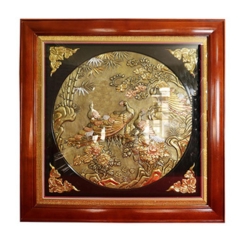 Tranh Công Mai - Đồ Đồng Cao Cấp - Cửu Diệu Thiên - THN394