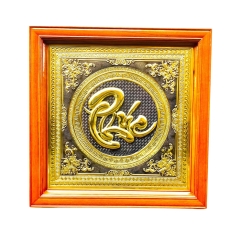 Tranh Đồng Chữ Phúc ( 69x69cm ) - Cửu Diệu Thiên - THN232