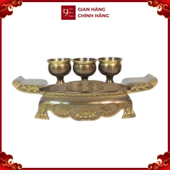 Bộ Kỷ Ngai 3 Chén - Đồng Hun Giả Cổ - Cửu Diệu Thiên - KN001