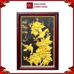 Tranh Công Mai - Đồ Đồng Cao Cấp - Cửu Diệu Thiên - THN395