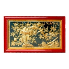 Tranh Vinh Hoa Phú Quý - Đồ Đồng Cao Cấp - Cửu Diệu Thiên - THN020