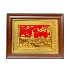 Tranh Đồng Tháp Phổ Minh Thế Kỉ XIV ( 28x34cm ) - Cửu Diệu Thiên -TP004