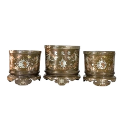 Bộ Bát Hương - Đồng Hun Giả Cổ -Cửu Diệu Thiên - BH003