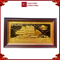 Tranh Thuận Buồm Xuôi Gió - Đồ Đồng Cao Cấp - Cửu Diệu Thiên - THN425