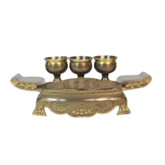 Bộ Kỷ Ngai 3 Chén - Đồng Hun Giả Cổ - Cửu Diệu Thiên - KN001