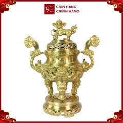 Đỉnh Đồng Phúc Lộc Thọ - Đồ Đồng Cao Cấp - Cửu Diệu Thiên - ZC007