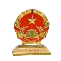 Mô Hình Quốc Huy Để Bàn - Đồ Đồng Cao Cấp - Cửu Diệu Thiên - THN146