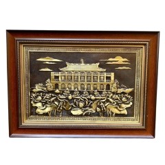 Tranh Đồng Bến Nhà Rồng - Bảo Tàng Hồ Chí Minh ( 40x55cm ) - Cửu Diệu Thiên - BR006