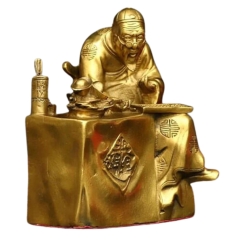 Tượng Ông Quản Gia - Đồ Đồng Cao Cấp - Cửu Diệu Thiên - THN102