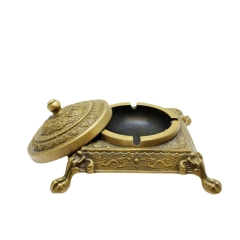 Gạt Tàn Thuộc Có Nắp - Đồ Đồng Cao Cấp - Cửu Diệu Thiên - THN135