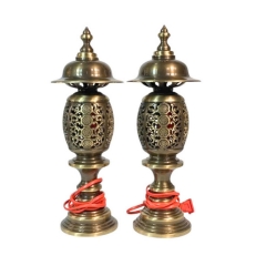 Đèn Thờ Điện - Đồ Đồng Cao Cấp - Cửu Diệu Thiên - QT002