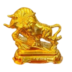 Tượng Trâu Phong , Linh Vật Tuổi Sửu - Đồ Đồng Cao Cấp - Cửu Diệu Thiên - THN099