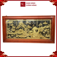 Tranh Đồng Quê - Đồ Đồng Cao Cấp - Cửu Diệu Thiên - THN398