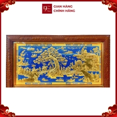 Tranh Vinh Quy Bái Tổ - Đồ Đồng Cao Cấp - Cửu Diệu Thiên - THN003