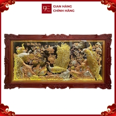 Tranh Công Mai - Đồ Đồng Cao Cấp - Cửu Diệu Thiên - THN388