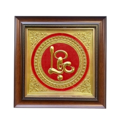 Tranh Đồng Chữ Lộc ( 40x40cm ) - Cửu Diệu Thiên - THN173