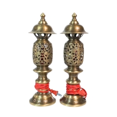 Đèn Thờ Điện - Đồ Đồng Cao Cấp - Cửu Diệu Thiên - QT003