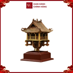 Mô Hình Chùa Một Cột - Đồ Đồng Cao Cấp - Cửu Diệu Thiên - THN141