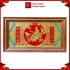 Tranh Đồng Mừng Thọ Cụ Bà ( 52x92cm ) - Cửu Diệu Thiên - CB002