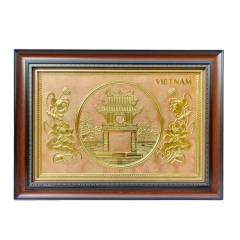 Tranh Đồng Khuê Văn Các ( 38x54cm ) - Cửu Diệu Thiên - THN268