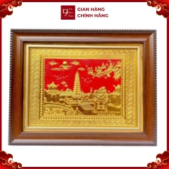 Tranh Đồng Tháp Phổ Minh Thế Kỉ XIV ( 28x34cm ) - Cửu Diệu Thiên -TP004