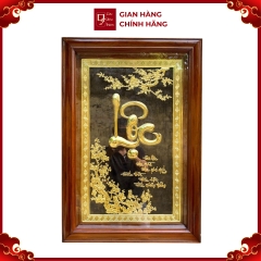 Tranh Đồng Chữ Lộc ( 55x81cm ) - Cửu Diệu Thiên - THN176