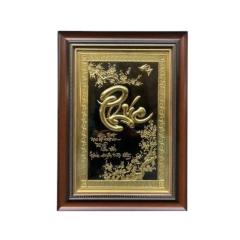 Tranh Đồng Chữ Phúc ( 38x54cm ) - Cửu Diệu Thiên - THN245